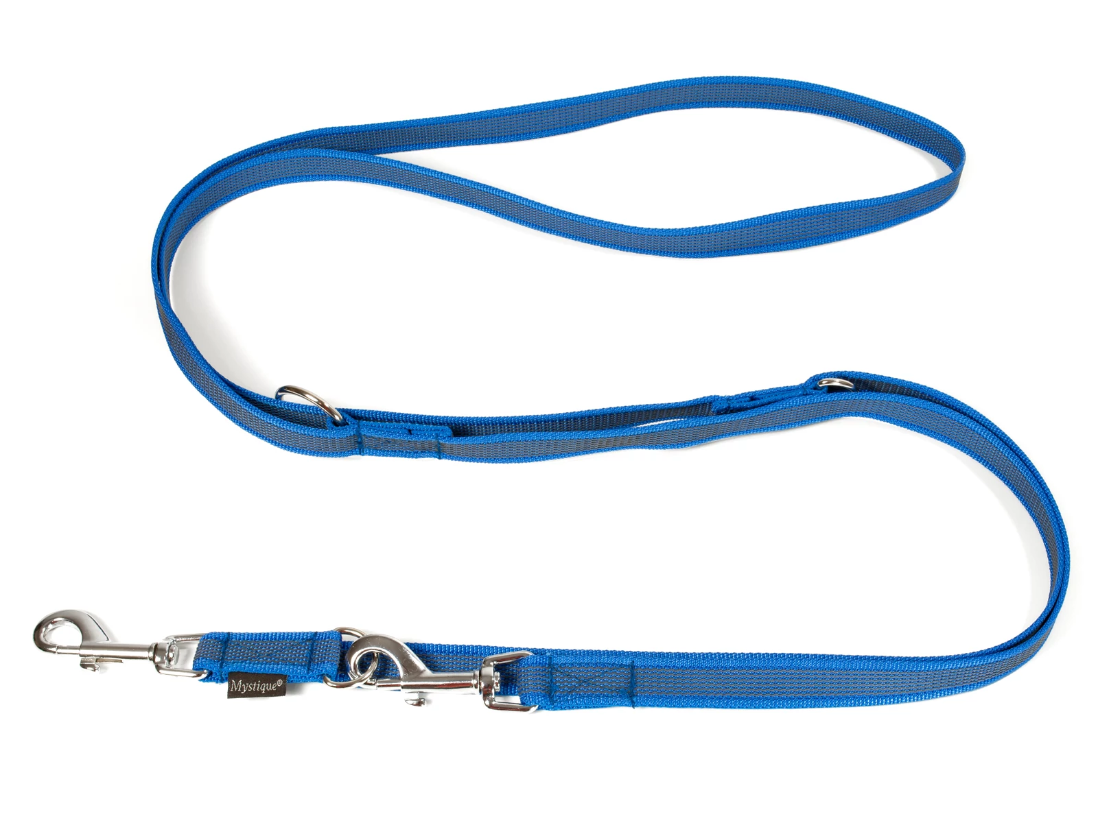 Mystique® Gumírozott kiképző póráz 20mm kék 200cm