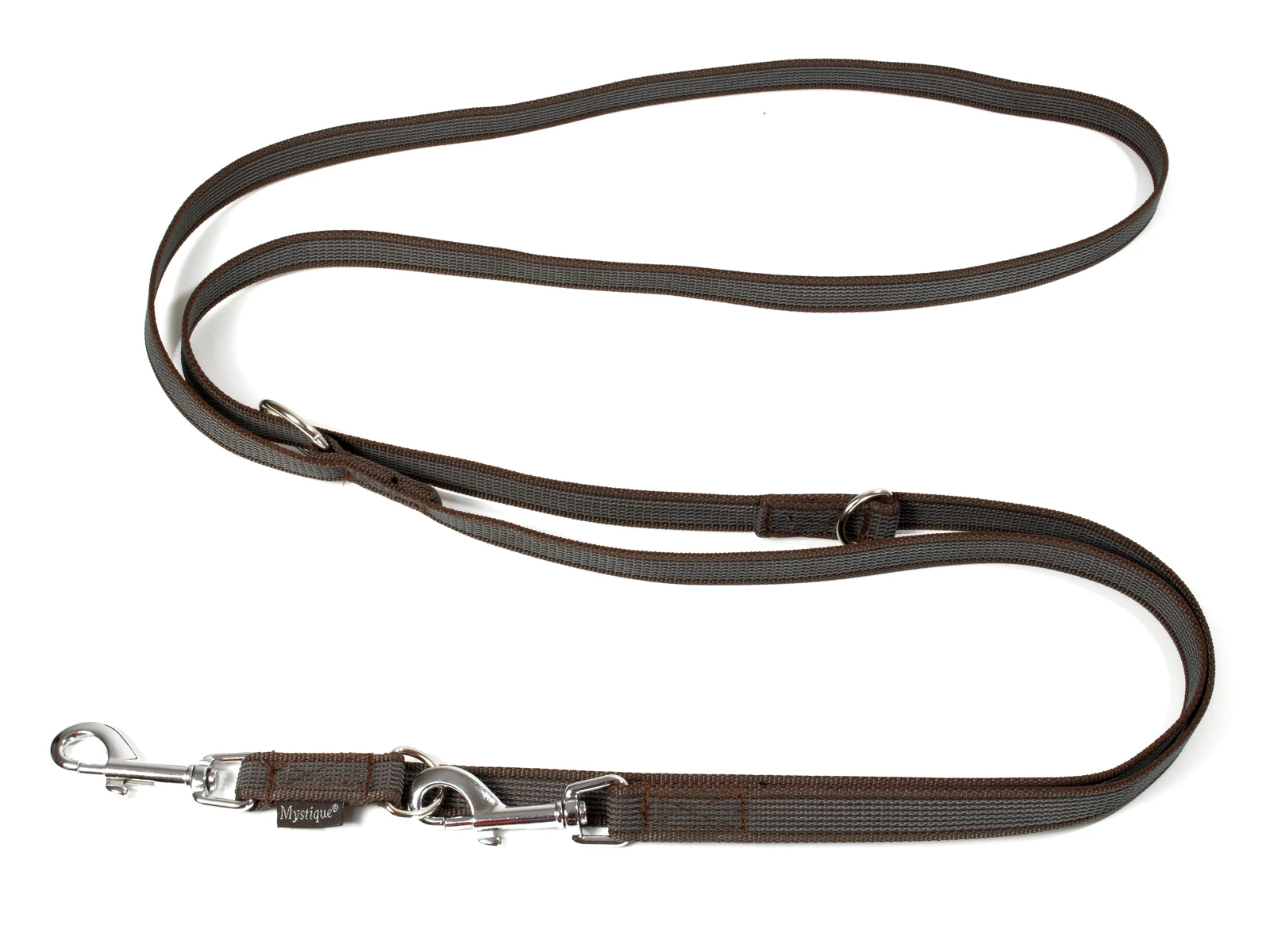 Mystique® Gumírozott kiképző póráz 20mm barna 250cm
